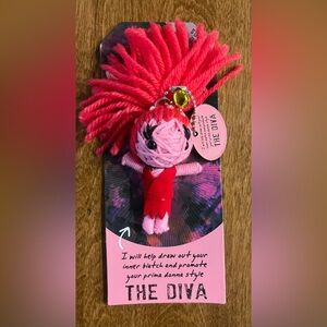 Watchover Voodoo Doll Keychain Bag Charm The Diva NEW